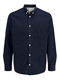 JACK & JONES Cord Shirt Jjeclassic-Camiseta de Pana L/S Sn, Sky Captain, XL Hombres