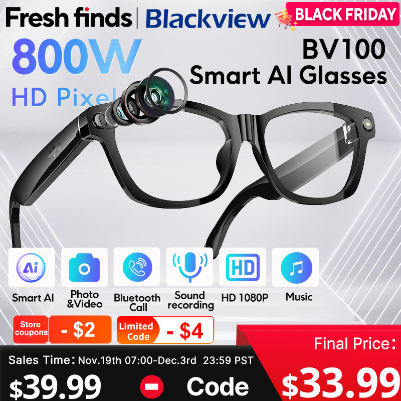 Gafas Blackview BV100: Smart AI
