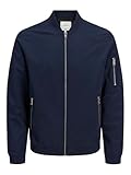 JACK & JONES Bomber Jacket Bomber Jacket Navy Blazer m Navy Blazer M