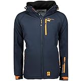 Geographical Norway Ritchoneama_Men Softshell Hombre, Azul Marino, XL