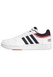 adidas Hoops 3.0 Low Classic Vintage Shoes, Zapatos Hombre, Cloud White Legend Ink Vivid Red