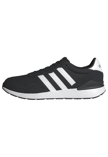 adidas Hombre Run 60s 4.0 Shoes, Core Black/Cloud White/Core Black, 42 EU