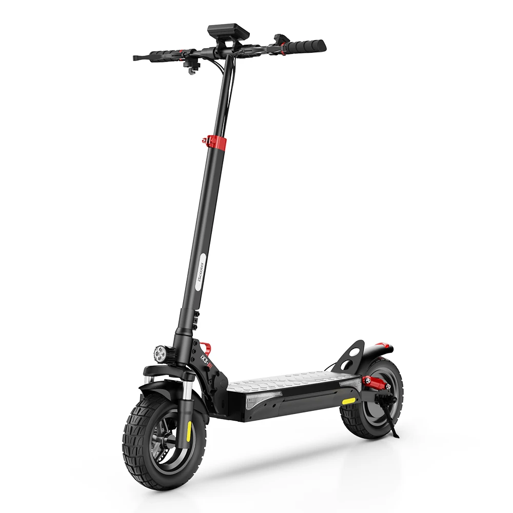 ISCooter iX3 800W potente patinete eléctrico 40KM de alcance 10 pulgadas todoterreno
