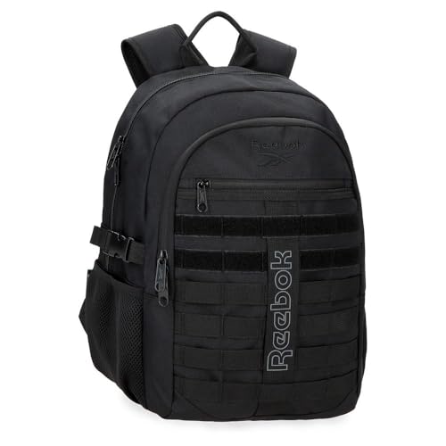 Reebok Cross One Mochila Doble Compartimento Negro 34 cm x 45 cm x 15 cm Poliéster 23,46L