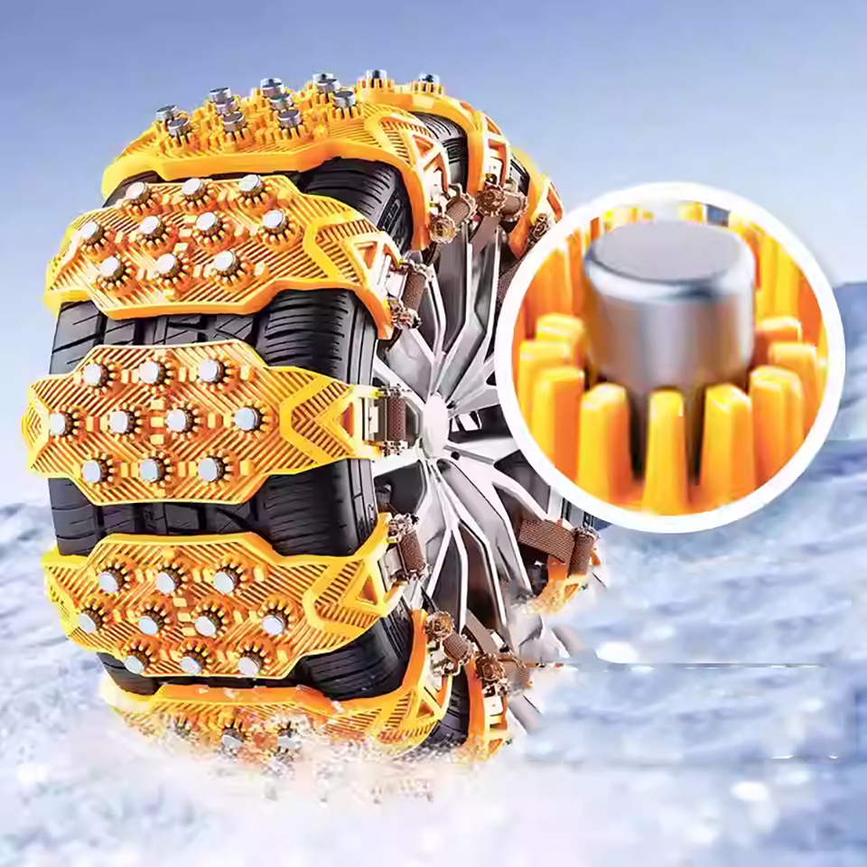 Cadenas de nieve universales de invierno para coche, antideslizantes de 165-255mm
