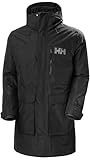 Helly Hansen Hombres Abrigo de aparejo, Negro, L