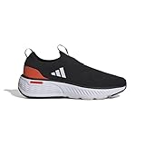 adidas Hombre Cloudfoam GO Sock Shoes, Core Black/Cloud White/Solar Red