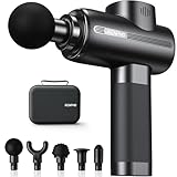 Renpho Profundo Tejido Músculo Masaje Pistola con 2500mAh Batería y Portátil Caso, Negro