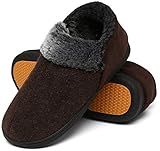 Mishansha Zapatillas Casa Hombre Invierno Pantuflas Hombre Cálido Zapatillas de Andar