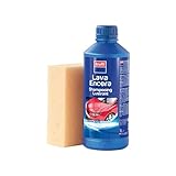 Krafft Lava Encera Coche + Esponja, 2 en 1 Champú con Cera Abrillantadora para Carrocería 1 L