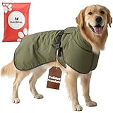DOGOPAL Abrigo impermeable para perros, abrigo de invierno y abrigo para perros con forro polar
