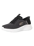 Skechers Men's Skech-Lite Pro Trainers, Black Mesh Gray Trim