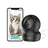 EZVIZ Cámara Vigilancia WiFi Interior 360º, 1080P Camara Vigilancia Bebe/Mascotas, Visión Nocturna