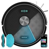 Cecotec Robot Aspirador y Friegasuelos Conga M50. Navegación Láser, 5000Pa Presión de Succión