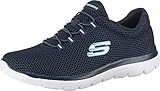 Skechers Summits Lite, Zapatillas Mujer, Navy Light Blue, 41 EU