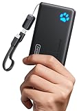Power Bank, 45W El Más Ligero 10000mAh Batería Externa, Carga Rápida  con Linterna