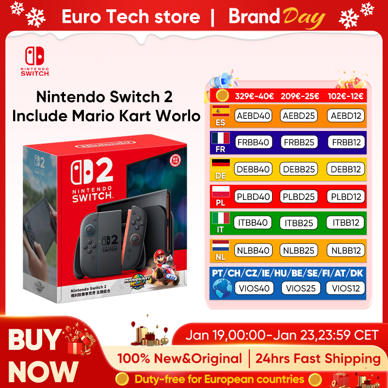 Nintendo Switch 2 con Pantalla de 7,9 pulgadas e Incluye Mario Kart World NS2 Original