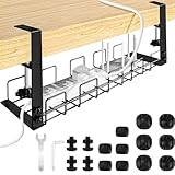 Bandeja de Gestión Cables Debajo Mesa