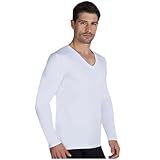 YSABEL MORA - Camiseta Interior Térmica Cuello Pico Manga Larga