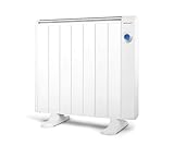 Orbegozo RRE 1310, Emisor térmico bajo consumo, 1300 W 7 elementos reales Aluminio mando a distancia