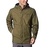Columbia Watertight 2 Jacket, Chaqueta impermeable para la lluvia Hombre, Stone Green, XL