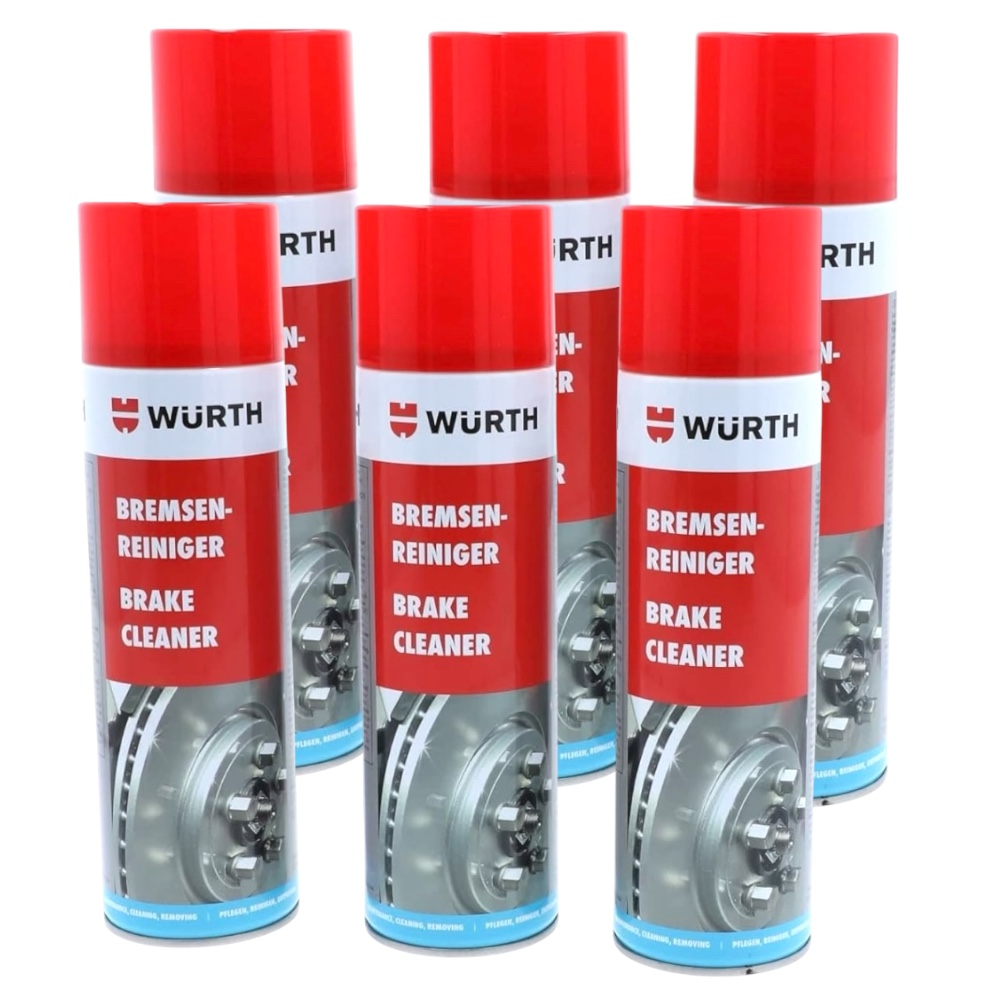 Würth Limpiador de Frenos Profesional Spray 500 ml - Pack de 3