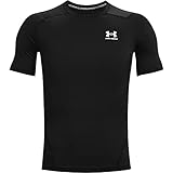 Under Armour HG Armour Comp SS Camiseta para Hombre, Negro