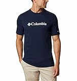 Columbia CSC Basic Logo Short Sleeve, Camiseta De Manga Corta para Hombre, Collegiate