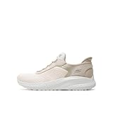 Skechers Bobs Squad Chaos, Zapatillas para Mujer, Off White Mesh