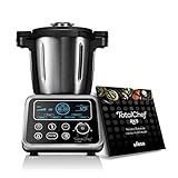 Ufesa Totalchef Robot de Cocina con múltiples programas para cocina, 1700W de potencia, Pantalla LCD