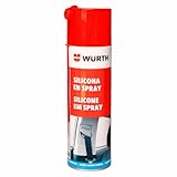 Würth Spray silicona 500ml Protege cuida y aísla de forma duradera piezas de plástico goma y metal