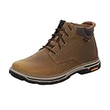 Skechers SEGMENT 2.0 BROGDEN, Botas modelo Chukka para Hombre, Desert Leather, 45 EU