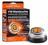 Luz de emergencia V16 2026 con homologación IDIADA Nº PC21020060 – Triángulo de emergencia