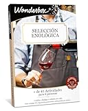 WONDERBOX - Caja Regalo - Selección enológica - 1 Visita a Bodega o viñedo con cata para 2 Personas