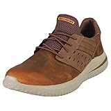 Skechers Delson 3.0 Ezra, Zapatillas Hombre, Dark Brown