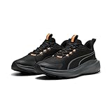 Puma Skyrocket Lite TrailRoad - Tenis Unisex para Correr, Black Heat Fire