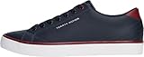 Tommy Hilfiger Zapatillas Bajas vulcanizadas para Hombre, Desert Sky