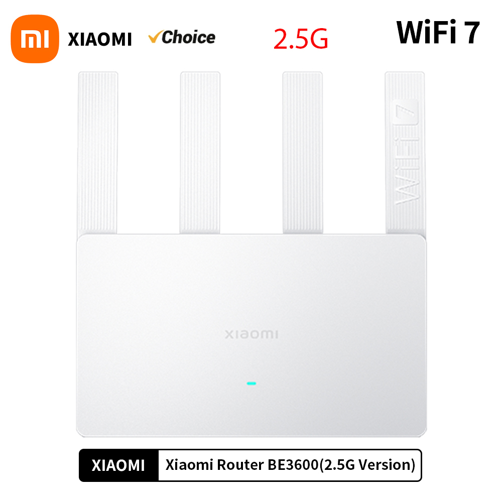 Router Xiaomi BE3600 WiFi7 5GHz, bandas Duan, 2,4 Mhz, 160 Mbps, malla, puerto Ethernet 3570G, 2,5