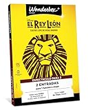 WONDERBOX Connect - Caja Regalo - El Rey León, el Musical - 2 entradas para 1 función a Elegir