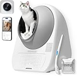 CATLINK Pro Ultra Arenero Gatos Autolimpiable 2025 - Monitoreo de Salud con IA, Control de Olores