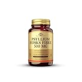 Solgar | Fibra de cáscaras de Psyllium 500 mg | Ayuda a la Digestión | 200 Cápsulas Vegetales