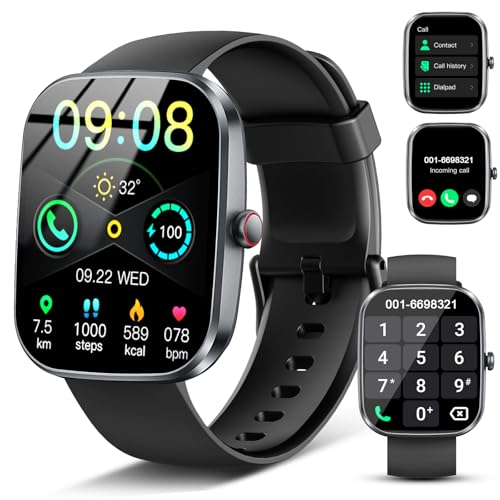 2026 Reloj Inteligente Hombre Mujer, 1.91" Smartwatch, Llamadas Bluetooth, Pulsómetro/Monitor