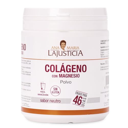 Ana Maria Lajusticia - Colágeno con magnesio – 350 gramos (sabor neutro) articulaciones fuertes