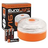 EUROLIGHT Luz de Emergencia V16 con Geolocalización Homologada y Conectada con la DGT 3.0
