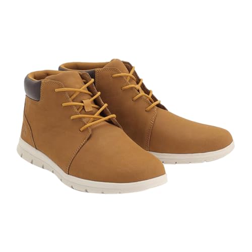 Timberland Graydon Chukka Basic Botas de Moda para Hombre, Amarillo (Wheat Nubuck)