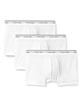 Calvin Klein Surge Trunk 3pk Boxer, White (White), XL Hombre