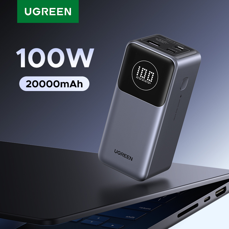 UGREEN Nexode Mini 100W 12000mAh banco de energía con carga rápida