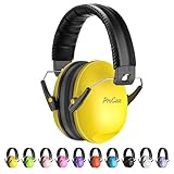 Procase Casco Antiruido para Niño, Protección Auditiva SNR 27dB con Diadema Ajustable