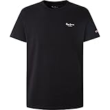 Pepe-jeans camiseta manga corta negra
