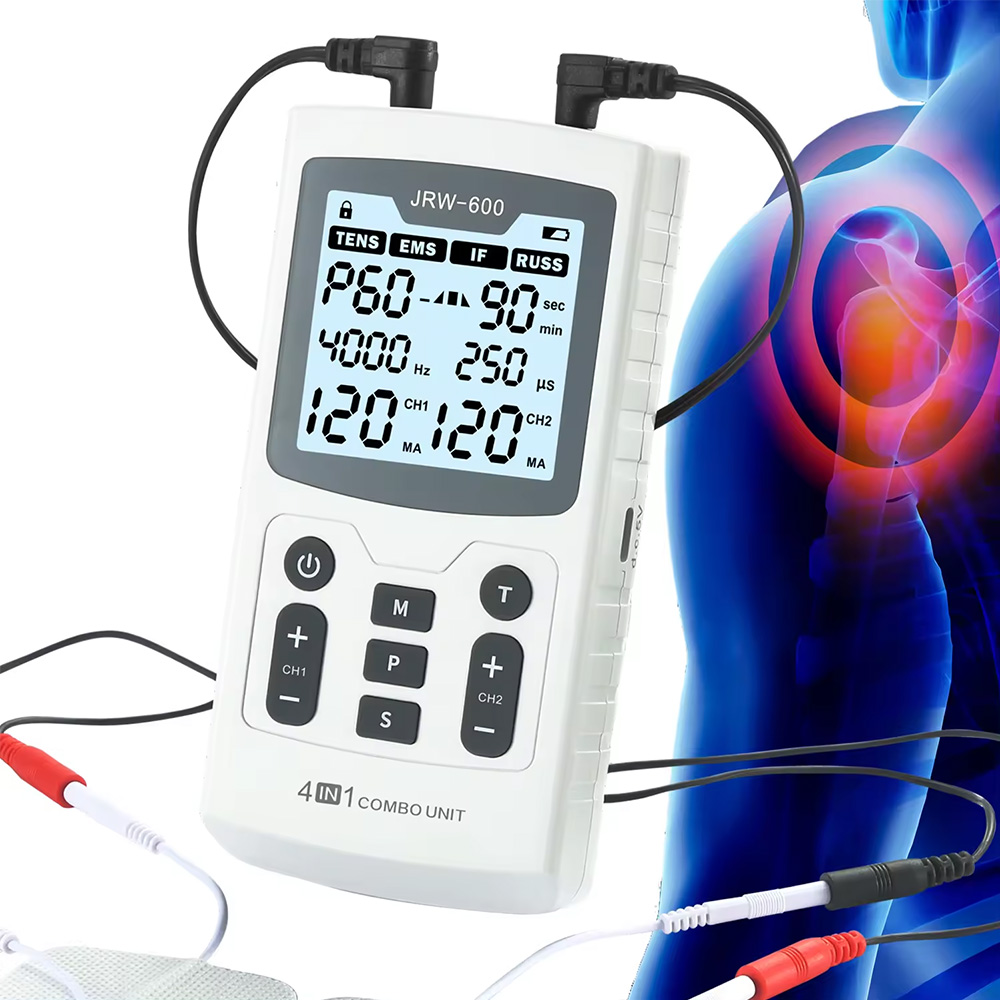 Estimulador muscular eléctrico 4 en 1